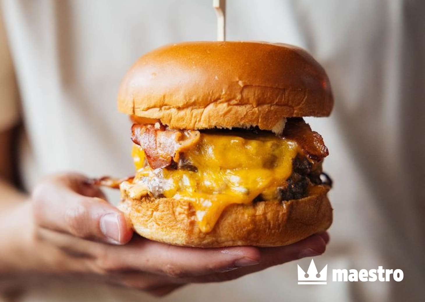 Maestro burger branding project preview